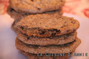 Cookies aux raisins et flocons d'avoine Oatmeal raisin cookies