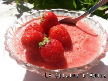 Coupe glacée aux fraises facile