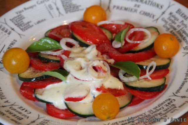 Salade de tomates du marché