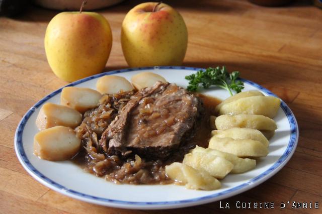 Recette Roti Porc Aux Pommes Et Au Cidre La Cuisine Familiale