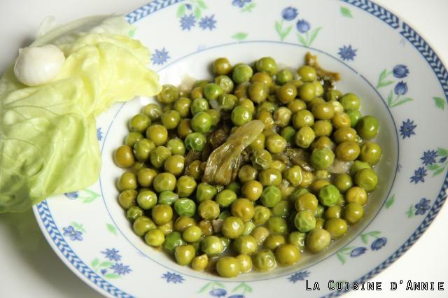 Petits pois à la française, une recette classique délicieuse