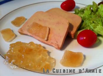 Foie gras au gingembre