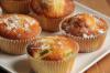 Muffins à la rhubarbe