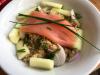 Salade de quinoa au saumon fumé